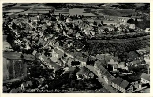 Ak Windisch Kanton Aargau, Luftaufnahme