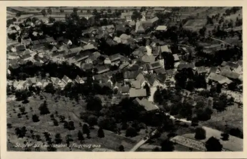 Ak Stupferich Karlsruhe, Fliegeraufnahme