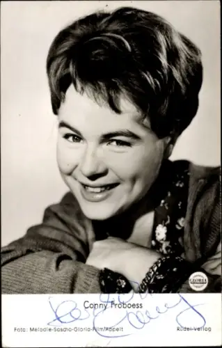 Ak Schauspielerin und Sängerin Conny Froboess, Wenn das mein großer Bruder wüsste, Autogramm