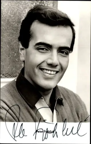 Ak Schauspieler und Sänger Peter Fröhlich, Kriminaltango, Autogramm