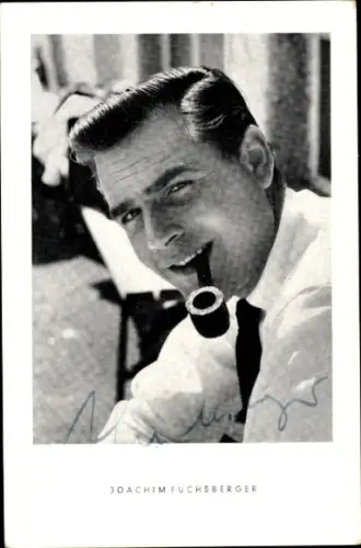 Ak Schauspieler Joachim Fuchsberger, Portrait, Autogramm