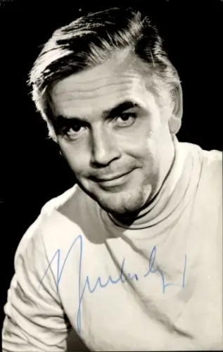 Ak Schauspieler Joachim Fuchsberger, Portrait, Autogramm