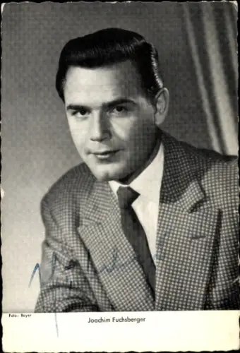Ak Schauspieler Joachim Fuchsberger, Portrait