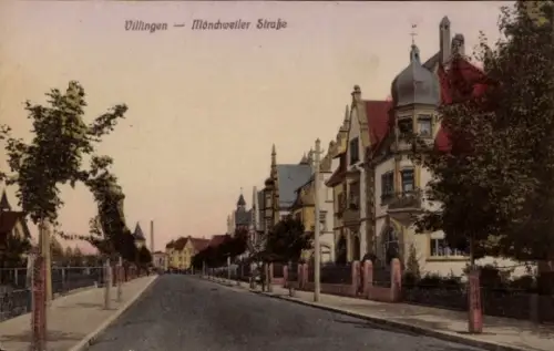 Ak Villingen im Schwarzwald, Mönchweiler Straße