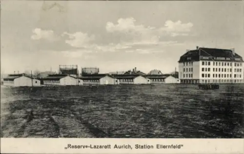 Ak Aurich in Ostfriesland, Reserve-Lazarett