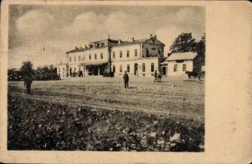 Ak Focșani Facsani Fokschan Rumänien, Bahnhof