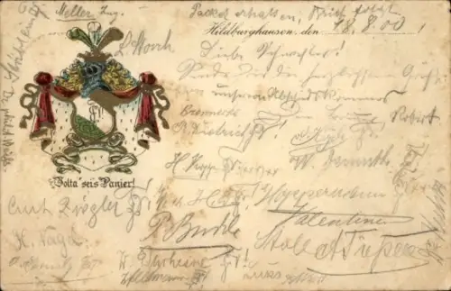 Studentika Ak Hildburghausen in Thüringen, Corps Volta, Wappen
