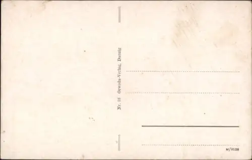 Ak Gdańsk Danzig, Rechtsstädtisches Rathaus