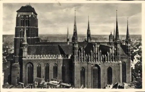 Ak Gdańsk Danzig, Marienkirche