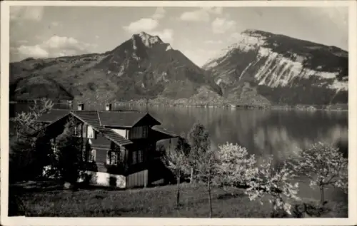 Ak Faulensee Spiez am Thuner See Kanton Bern, Jugendherberge