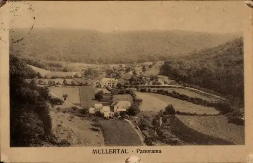 Ak Müllerthal Waldbillig Luxemburg, Gesamtansicht