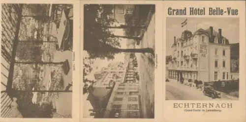 Klapp Ak Echternach Luxemburg, Grand Hotel Belle-Vue