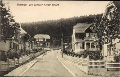 Ak Ilmenau in Thüringen, Theodor Körner Straße
