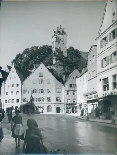Foto Füssen im Allgäu, Schloss, Straße