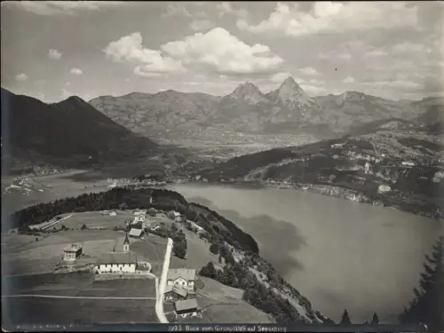 Foto Seelisberg Kanton Uri, Fliegeraufnahme, Gironplätzli