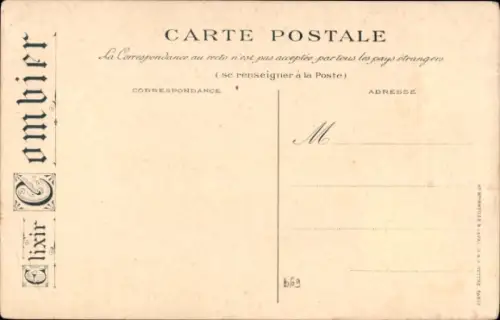 Litho Société de l'Elixir Combier, Reklame