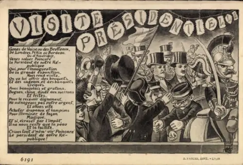 Künstler Ak Puppentheater, Visite presidentielle