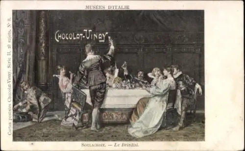 Künstler Ak Soulacroix, Chocolat-Vinay, Reklame