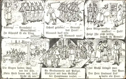 Ak Berlin Köpenick, Hauptmann von Köpenick