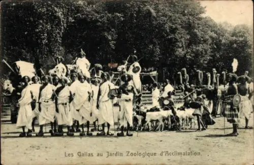 Ak Paris XVI, Jardin d'Acclimatation, Gallas