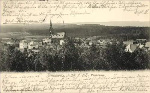 Ak Ostseebad Zinnowitz auf Usedom, Panorama