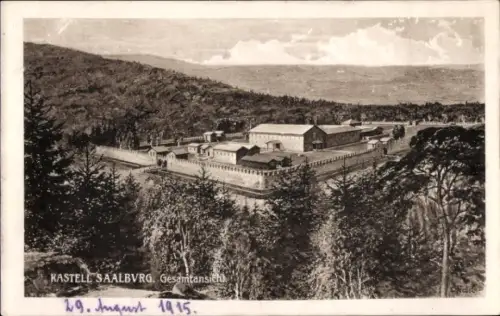 Ak Saalburg Bad Homburg vor der Höhe Hessen, Römerkastell Kastell Saalburg, Kastell  Gesamtansich