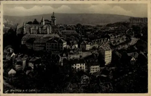 Ak Weilburg an der Lahn Hessen, Stadtansicht,   Gebäude, Landschaft