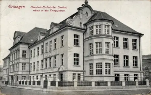 Ak Erlangen in Mittelfranken Bayern, Chemisch-Technisches Institut