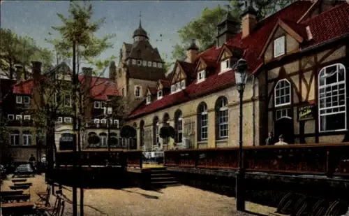 Ak Hannover, nansicht mit Gebäuden, Steuerndieb