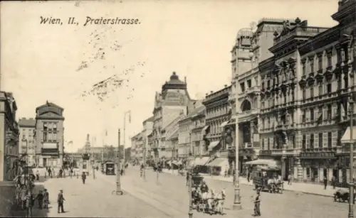 Ak Wien 2 Leopoldstadt, Praterstraße