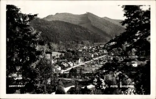 Ak Hanušovice Hannsdorf Region Olmütz, Gesamtansicht