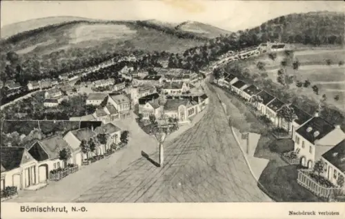 Ak Bömischkrut in Niederösterreich, Gesamtansicht