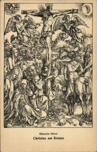 Künstler Ak Dürer, Albrecht, Christus am Kreuze