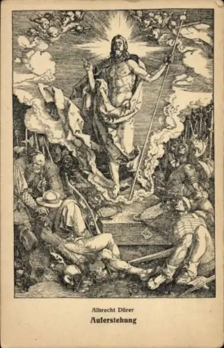 Künstler Ak Dürer, Albrecht, Auferstehung, Jesus