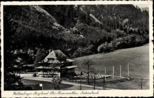 Ak Rybnica Leśna Reimswaldau Schlesien, Andreasbaude