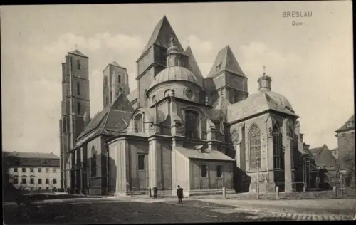 Ak Wrocław Breslau Schlesien, Dom