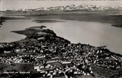 Ak Radolfzell am Bodensee, Luftaufnahme
