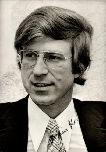 Ak Dr. Franz Alt, Portrait, SWF, Autogramm