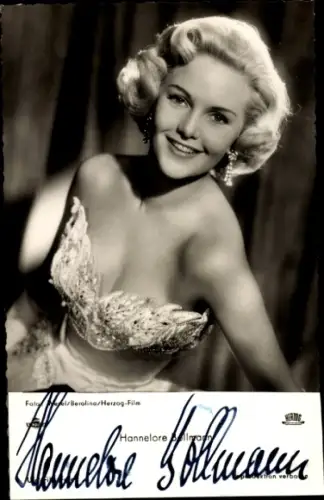 Ak Schauspielerin Hannelore Bollmann in Das Sonntagskind, Portrait, Autogramm