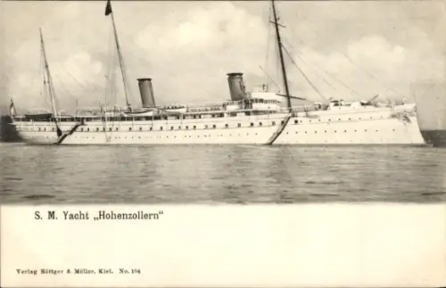 Ak S.M. Yacht Hohenzollern