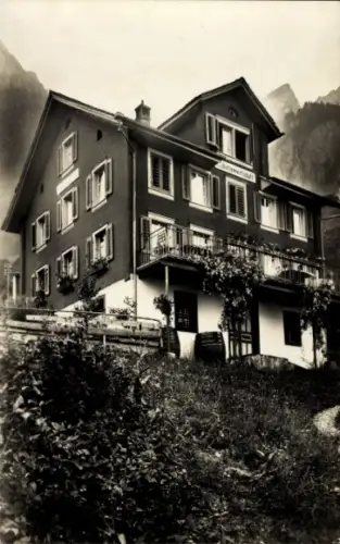 Ak Bauen am Vierwaldstättersee Kt. Uri Schweiz, Schützenwirtschaft, Bes. Fam. Ziegler