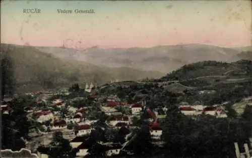 Ak Rucăr Rumänien, Gesamtansicht