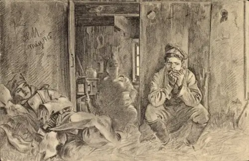 Künstler Ak Molge, H., Ersatz-Infanterie-Regiment  32