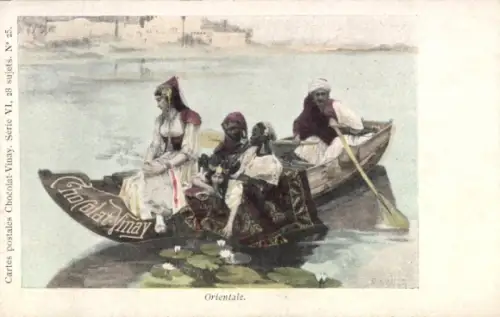 Künstler Ak Chocolat Vinay, Reklame, Orientale