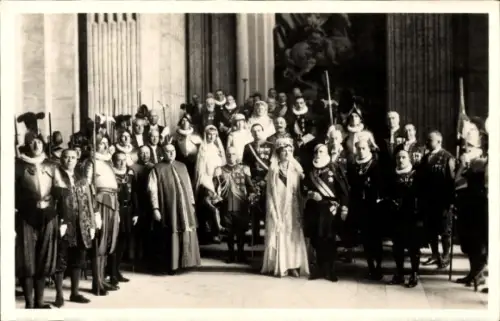 Ak Vatikan Rom Lazio, 5 dicembre 1929, Visita dei Sovrani d'Italia a S.S. Pio XI