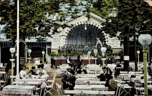 Ak Berlin Treptow, Paradiesgarten