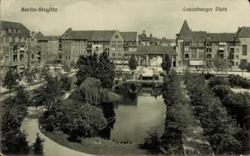 Ak Berlin Steglitz, Lauenburger Platz