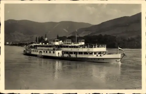 Ak Dampfer Stadt Wien, Erste Donau Dampfschifffahrts Gesellschaft