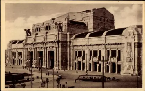 Ak Milano Mailand Lombardia, Stazione Centrale