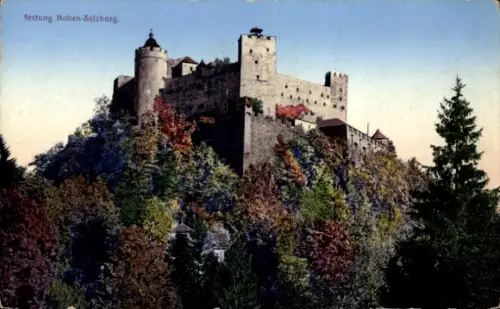 Ak Salzburg in Österreich, Festung Hohensalzburg
